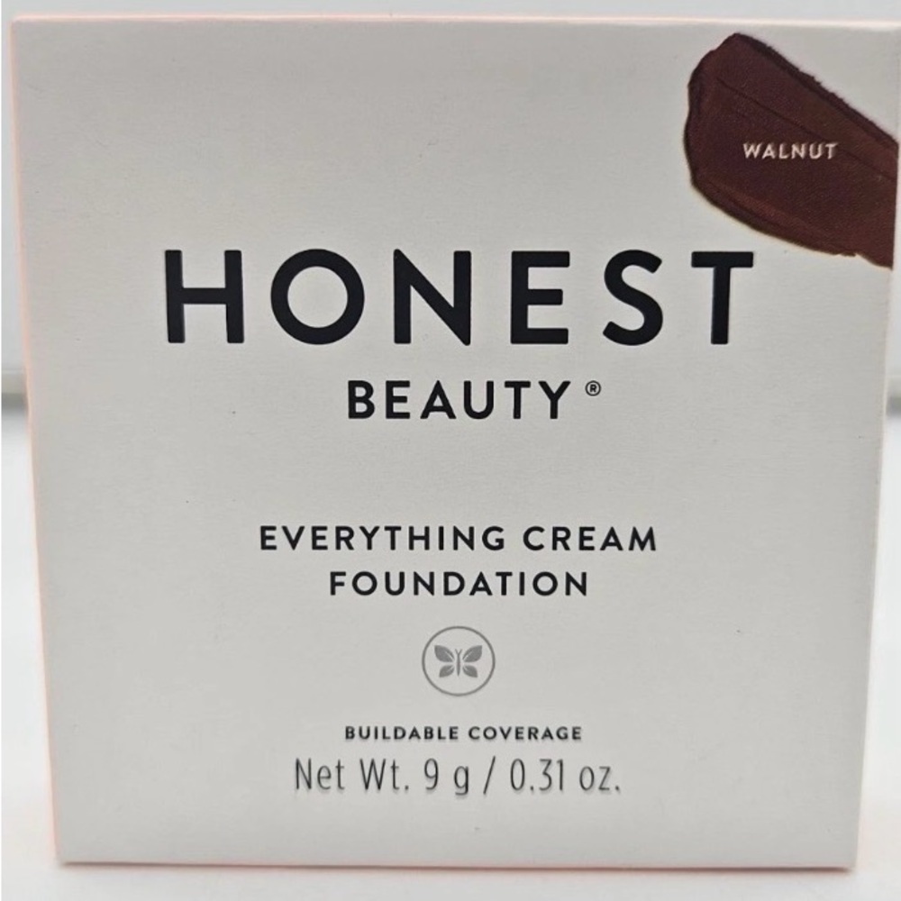 Honest Beauty Everything Cream Foundation 0.31 oz Walnut Buildable Blendable